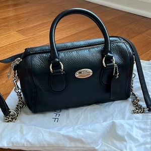Coach crossbody top handle bag